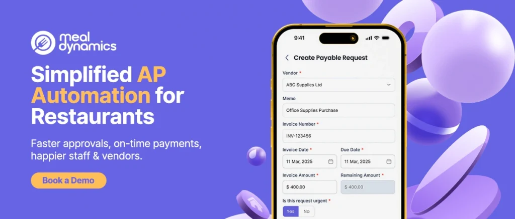 Meal Dynamics – Simplified AP Automation for Restaurants