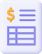 accounts payable 3d icon - meal dynamics