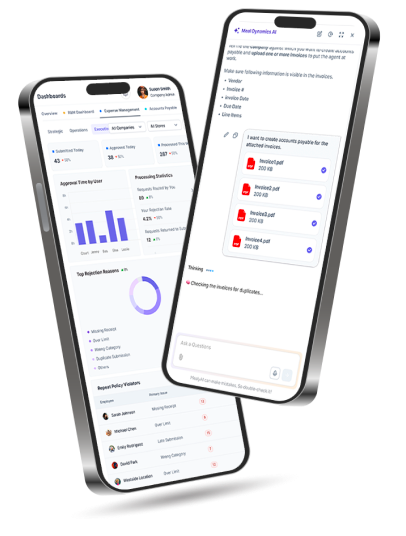 Meal Dynamics AI - Mobile Dashboard